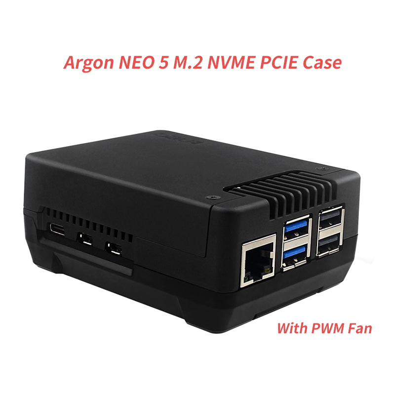 Turing Pi 2 - Argon NEO 5 M.2 NVME PCIE-behuizing